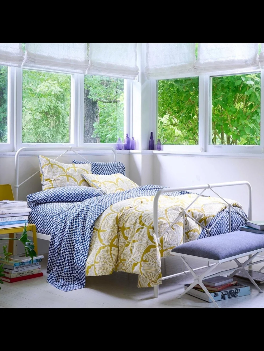 Brand New Novogratz by Utica Queen Size Sheet Set Petite Painted Check
